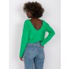 Zelená blúzka Larissa s dlhým rukávom
