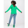 Zelená blúzka Larissa s dlhým rukávom