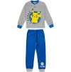 Sivo-modré chlapčenské pyžamo Pokemon Pikachu