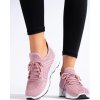 RUŽOVÉ MÓDNE TEXTILNÉ SNEAKERSY