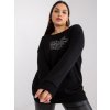 Čierna dlhá mikina Desiree