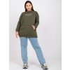 Khaki dlhá mikina Desiree
