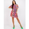 Ružové vzdušné šaty Marianne so vzormi