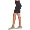 Čierne dámske biker shorts Skechers Go Walk High Waisted Bike Short W3SH53-BLK