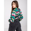 Zeleno-béžová "cik-cak" blúzka Silesia