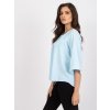 Svetlomodrá voľná blúzka Anita