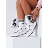 Bielo-čierne Sneakersy WENNA