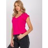Fuchsiové basic tričko Atlanta