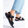 ČIERNE POHODLNÉ SANDÁLE