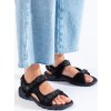 ČIERNE POHODLNÉ SANDÁLE