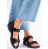 ČIERNE POHODLNÉ SANDÁLE
