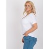 Biele ľahké tričko Dina z viskózy