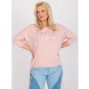 Ružová blúzka s potlačou