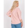Ružová blúzka s potlačou