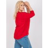 Červená blúzka s potlačou