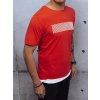 Červené pánske tričko