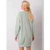 Svetlozelené mikinové šaty
