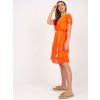 Neónovo oranžové vzdušné letné šaty (Veľkosť ONE SIZE)