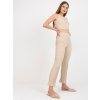 Béžový komplet nohavíc a topu