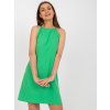 Zelené letné šaty na ramienka