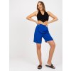 Modré elegantné šortky