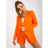 Oranžové dámske sako