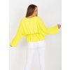 Žltá blúzka Raquel v "kimono" strihu