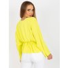 Žltá blúzka Raquel v "kimono" strihu