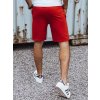 Červené teplákové šortky