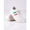BIELE DETSKÉ SNEAKERSY S PÁSIKOM