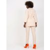 Béžový komplet blejzra a nohavíc