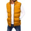 Žltá pánska prešívaná vesta