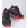 Čierne šnurovacie pánske športové topánky