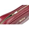Kožená červená crossbody kabelka