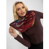 Vzorovaná dámska šatka - bordová (Veľkosť ONE SIZE)