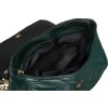 Peterson tmavozelená prešívaná kabelka (Veľkosť ONE SIZE)