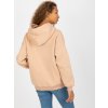 Béžová mikina s kapucňou