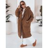 Hnedý dlhý kabát MELVIN