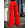 Červené dámske nohavice