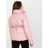 Ružová prešívaná bunda