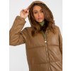 Camel dámska prešívaná zimná bunda