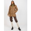 Camel dámska prešívaná zimná bunda