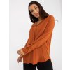 Hnedá dámska voľná košeľa (Veľkosť L)