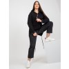 Čierna asymetrická mikina