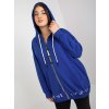 Modrá mikina na zips