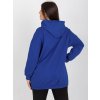 Modrá mikina na zips