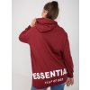 Vínová mikina ESSENTIALS