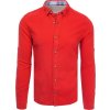 Červená košeľa s dlhým rukávom