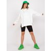 Smotanová dámska oversize mikina