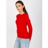 Červený basic sveter